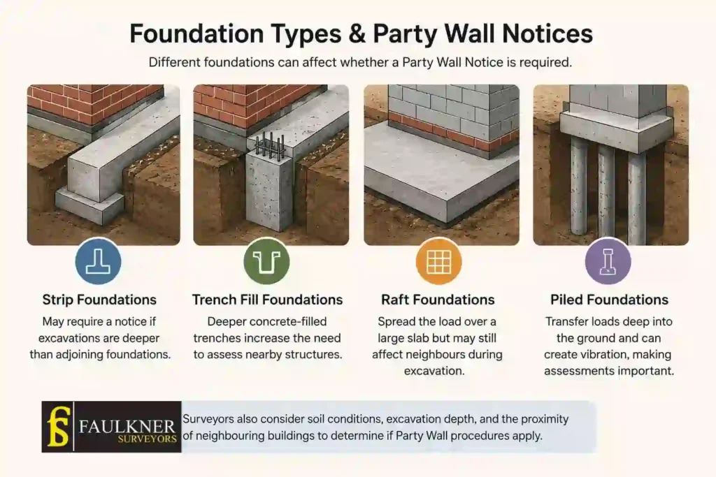 How Do Construction Methods Affect Party Wall Requirements? A Homeowner’s Guide 1 How Do Different Foundation Types Influence Party Wall Notices Colchester?