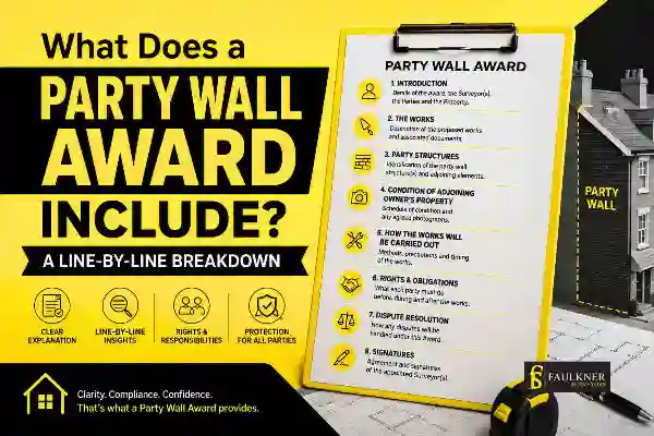 Party Wall Awards Explained Line-by-Line: What Property Owners and Neighbours Need to Know 1 What Does a Party Wall Award Include? A Line-by-Line Breakdown Colchester